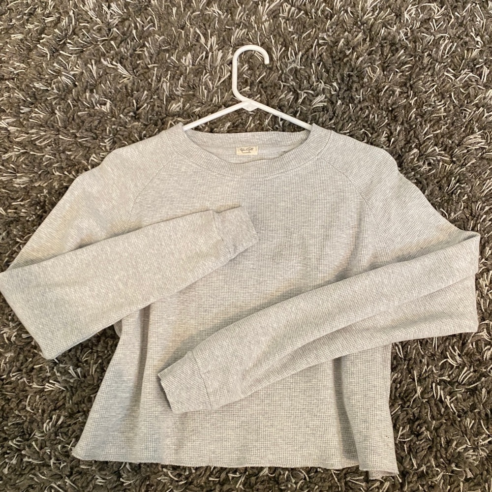 Brandy Melville J. Galt grey long sleeve sweater